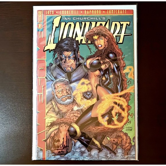 LIONHEART Signed 4 Book Lot Ian Chruchill Dynamic Forces Comics 1 1 1D 2 VF/NM - Picture 4 of 16